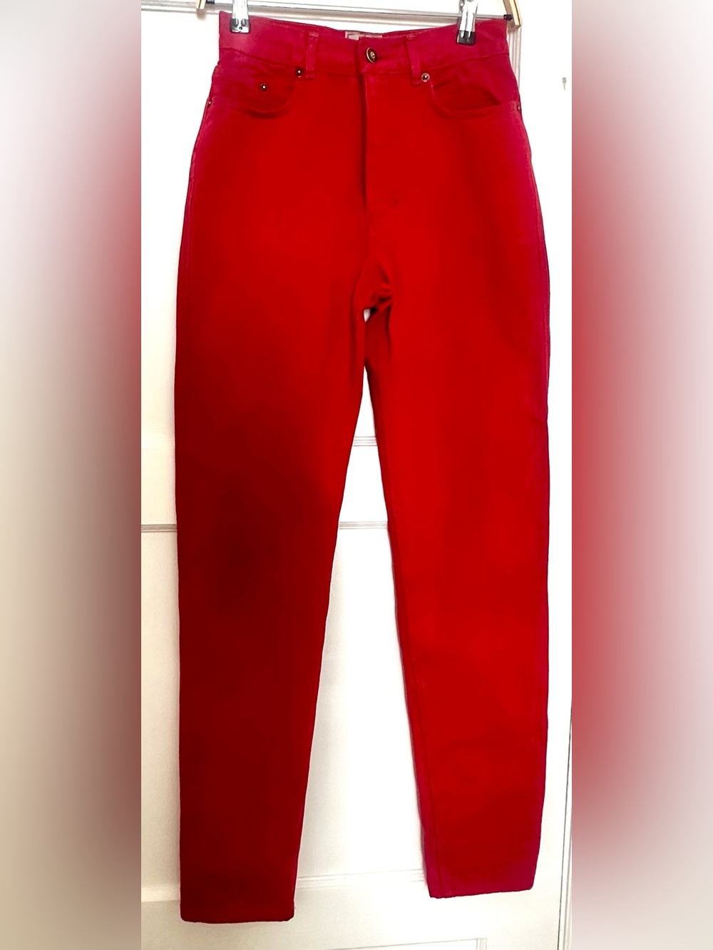 Vintage Jean Paul Gaultier women's Red Slim Fit Pants